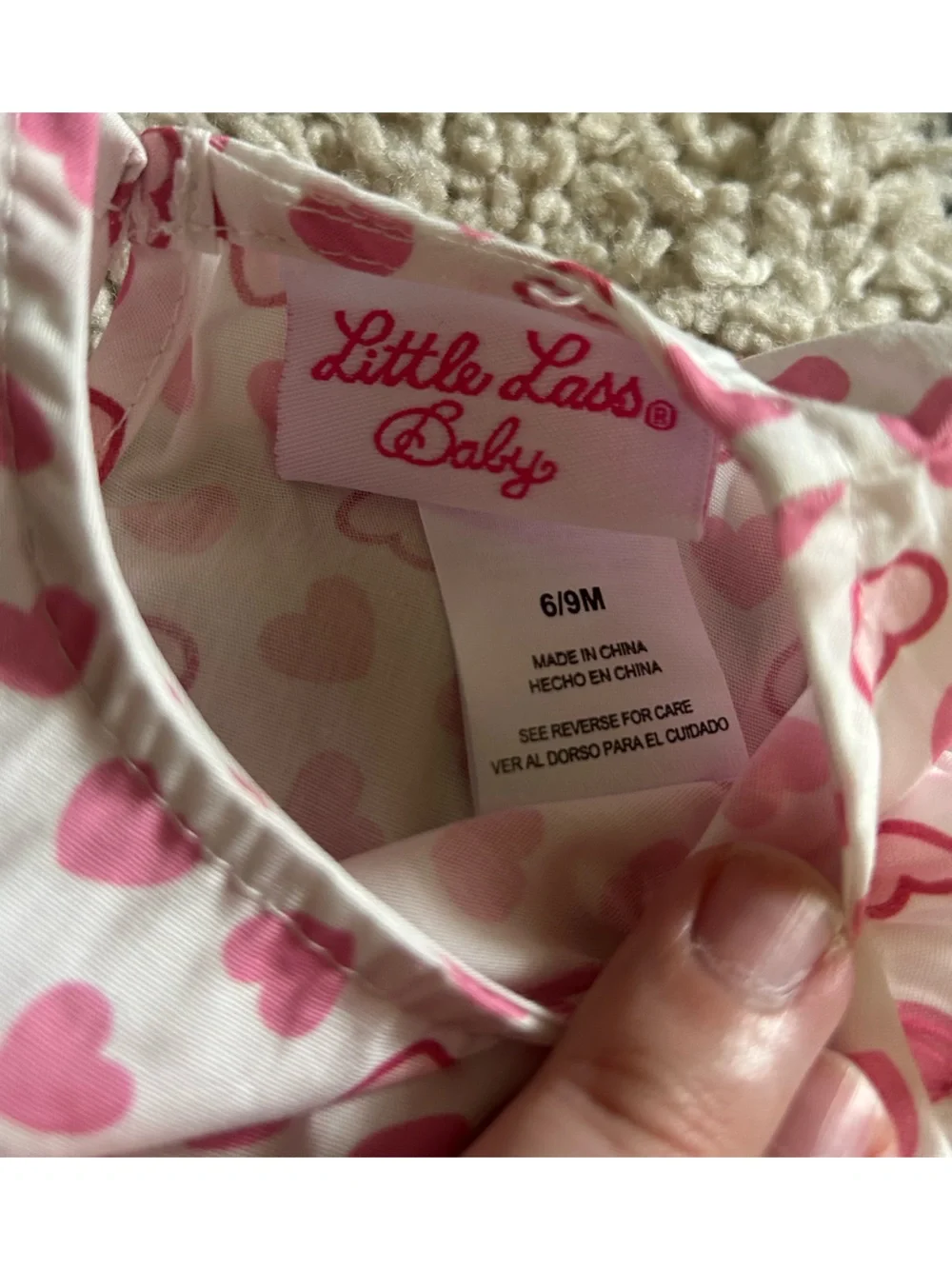 Bundle of 6-9 M baby girl clothing Carters & Little Beginning/Little Lass